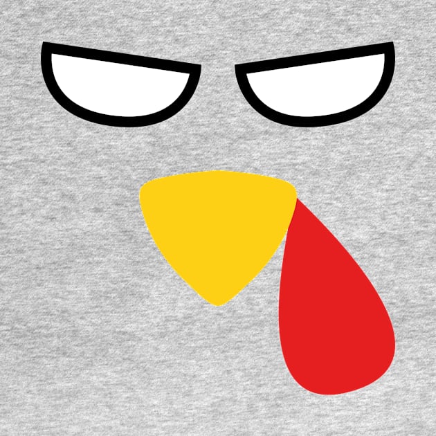 Turkey Face Costume T-Shirt by SusurrationStudio